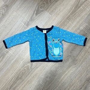 Blue Monsters Inc Baby Cardigan